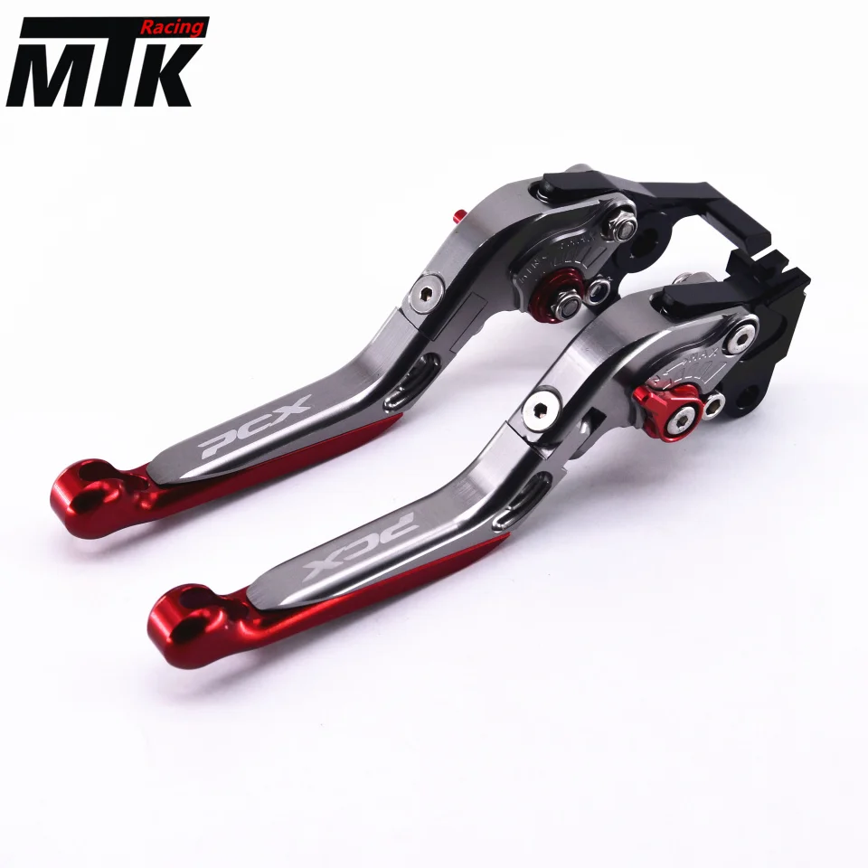 MTKRACING CNC для Honda PCX 125/150 все годы аксессуары для мотоциклов складные удлиняющиеся тормозные рычаги сцепления