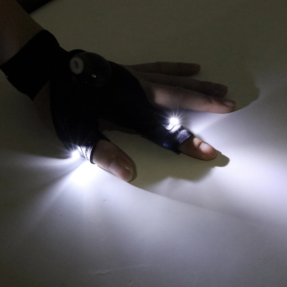 ITimo Finger Light LED Glove Flashlight Torch Multi use 1 Piece for