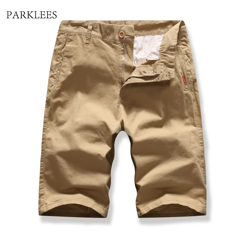 Легкие подходящие однотонные мужские бермуды карго шорты уличные Саржевые хлопковые разноцветные Короткие штаны стильные Pantalones Cortos Hombre