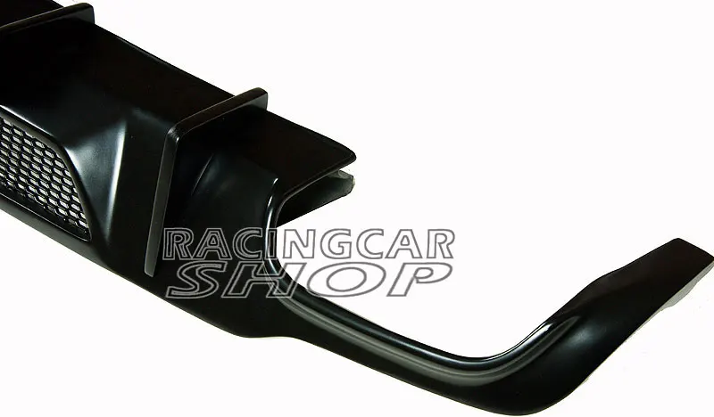V style sedan BLACK rear diffuser for Mercedes BENZ W204 C63 coupe C250 C300 C350 AMG SPORT BUMPER 2012-2014