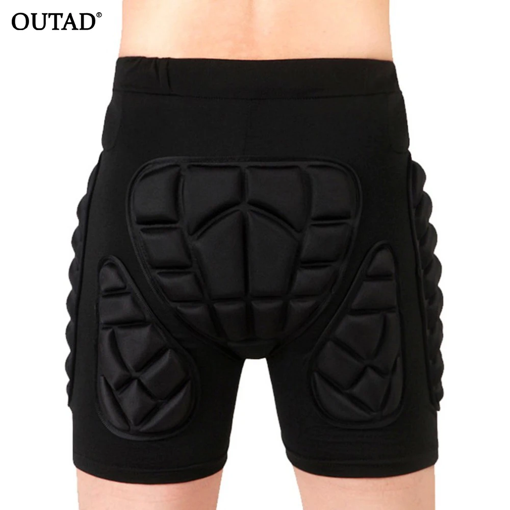 OUTAD Protective Snowboard Shorts Hip Protective Bottom Padded For Ski
