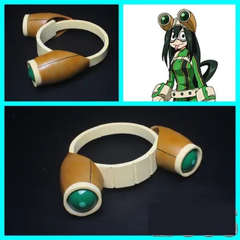 

New My Hero Academia Asui Tsuyu Cosplay Glasses Headwear Cosplay Props