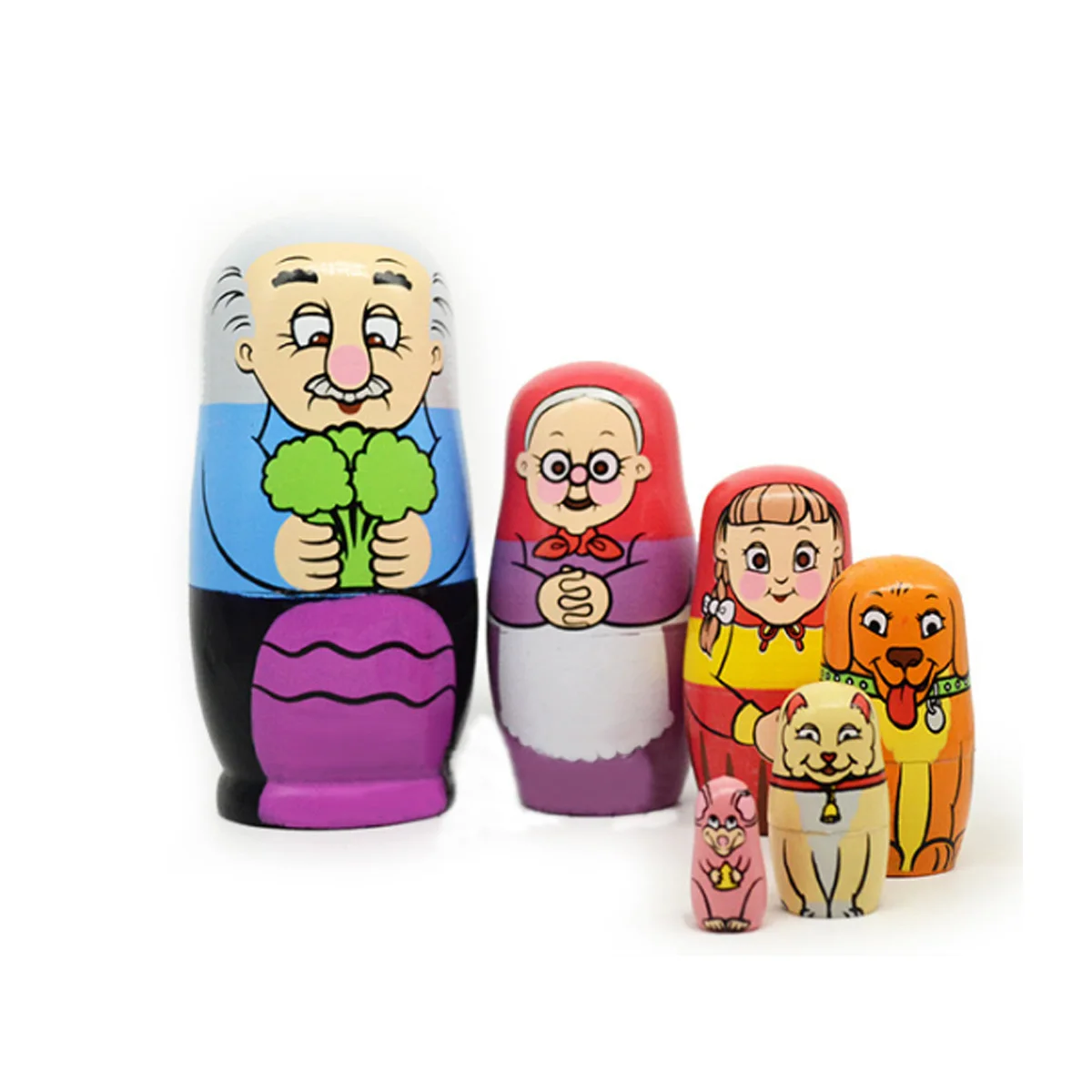 Русские Матрешки, куклы ручной работы, рождественские, Санта, матрешки, набор кукол, матрешки, игрушки, домашний декор, Детский Рождественский подарок