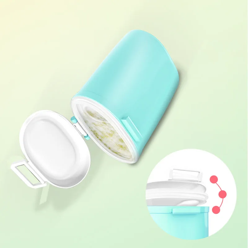 Baby's Independent Compartment Portable Milk Powder Storage Box Infant Unisex Snacking Travel Storage Box