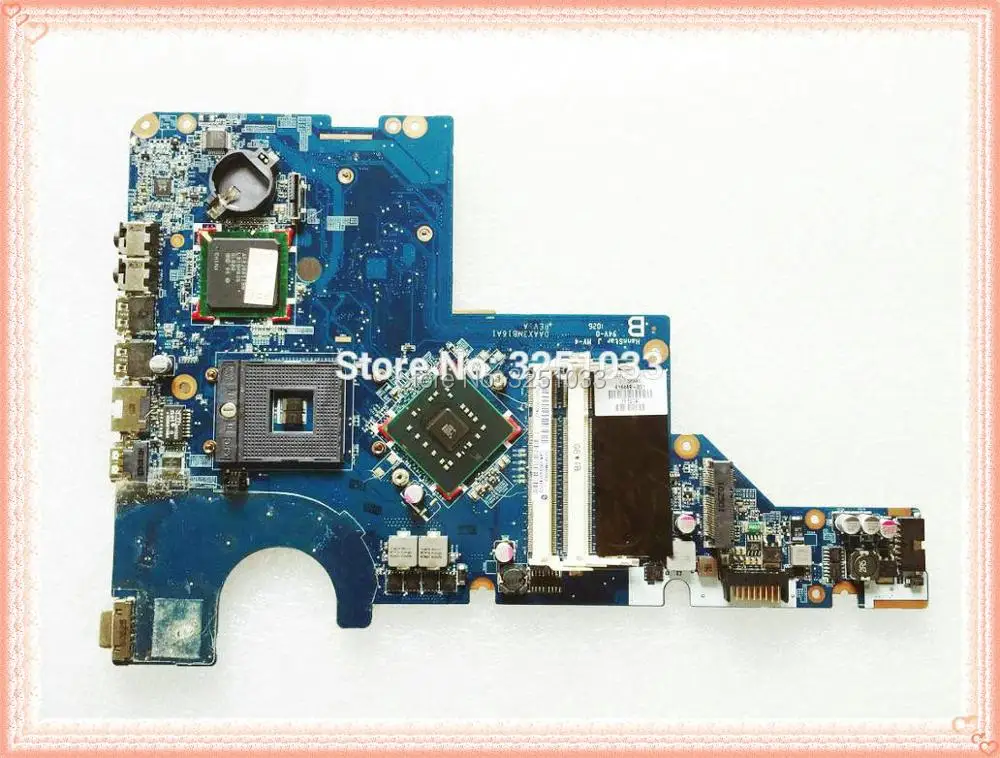 Материнская плата для ноутбука HP G72 G62 CQ62 616449 001 Pavilion G42 DDR2 DAAX3MB16A1 DAAX3MB16A2|laptop