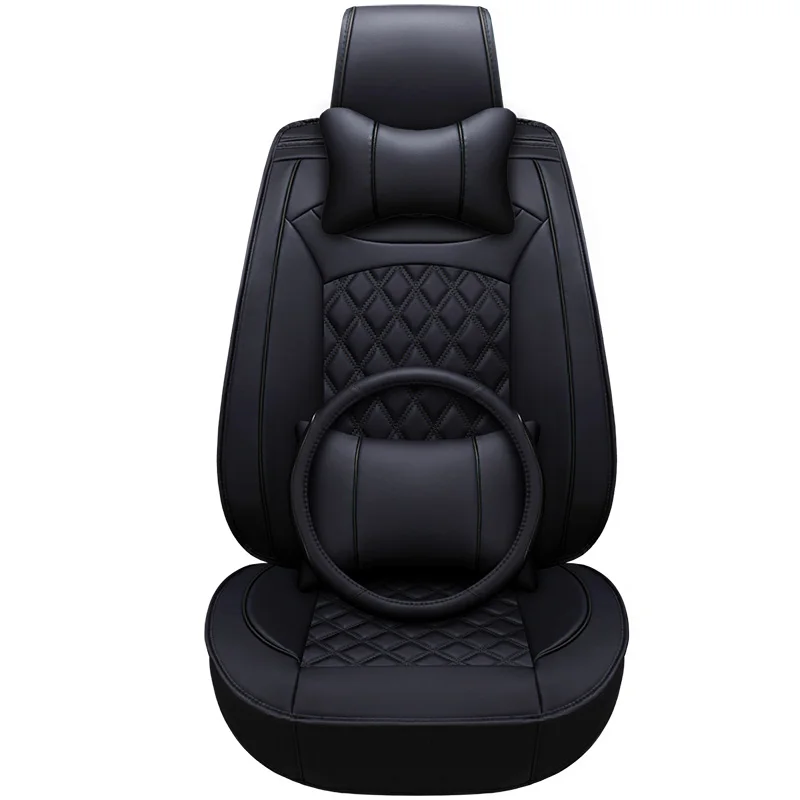 

New Luxury Quality PU Leather universal Auto Car Seat Covers for Skoda Rapid Fabia Superb Octavia Yeti automobiles accessories