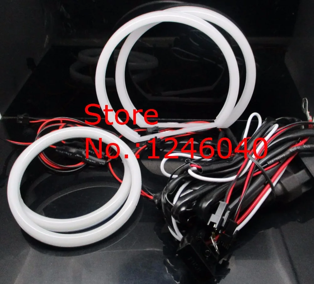 2018 New Cotton LED Angel eyes halo ring kit DRL Light lamp for BMW E90 3 series '05 '08 with Non projector Xenon Headlight only-in Signal Lamp from ...