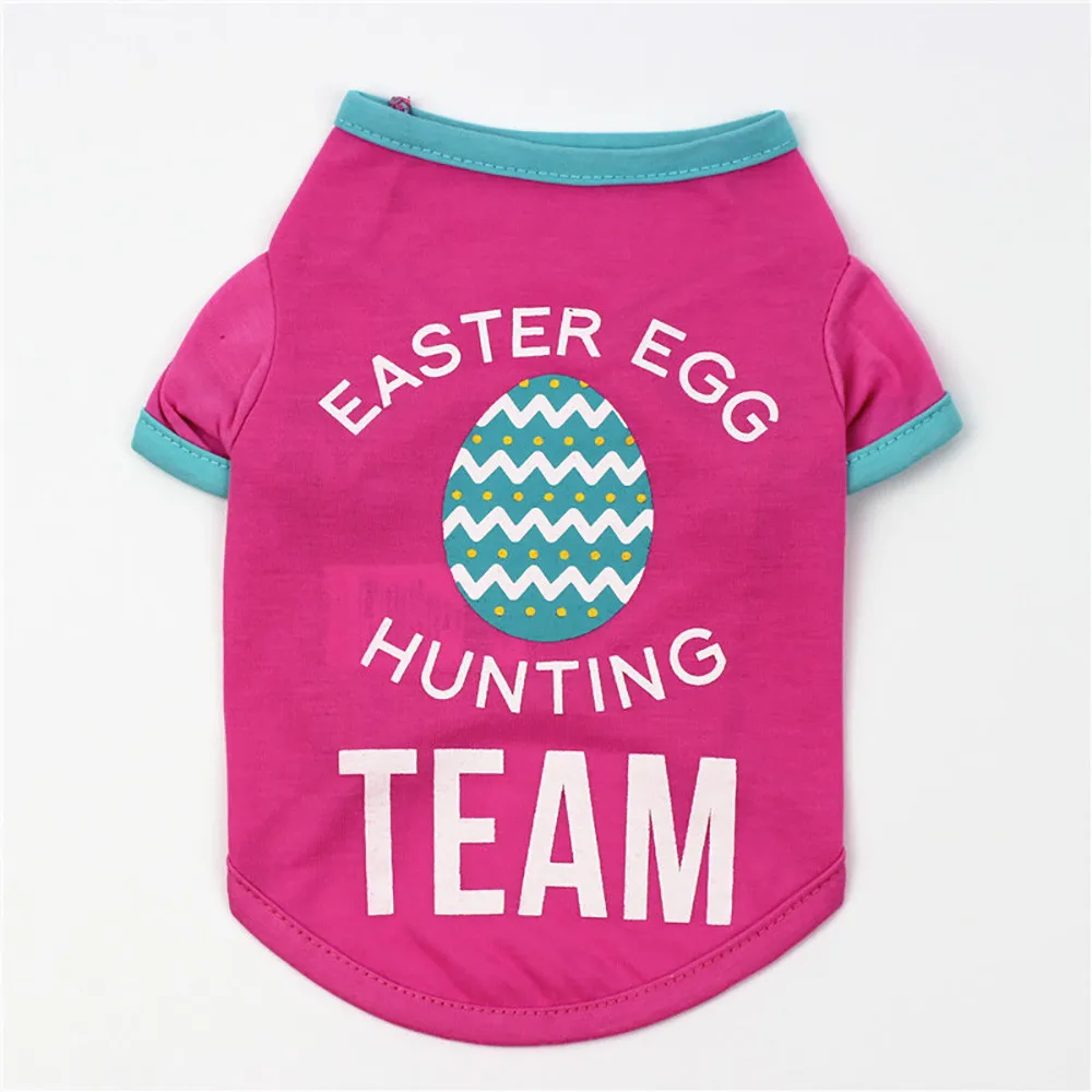 Easter Dog Clothing Polyester T shirt Puppy Costume For Small Dog Pet decoration Fashionable cute comfortable Pet vest