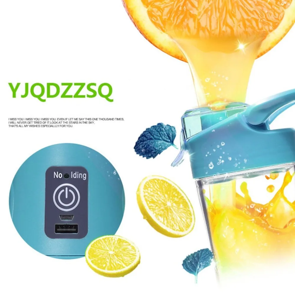 USB citrus juicer Compact Size Rechargeable Juicer Bottle Household Travel Use Handheld Fruit Juicer Machine Blender Bottle