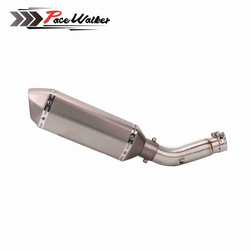 FREE SHIPPING 38 51mm titanium universal motorcycle exhaust pipe