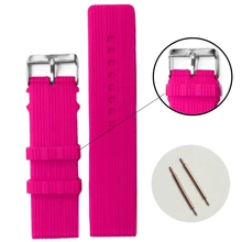 24 мм Горячая пурпурный силиконового желе резиновые женские часы Ленточные ремни WB1071J24JB