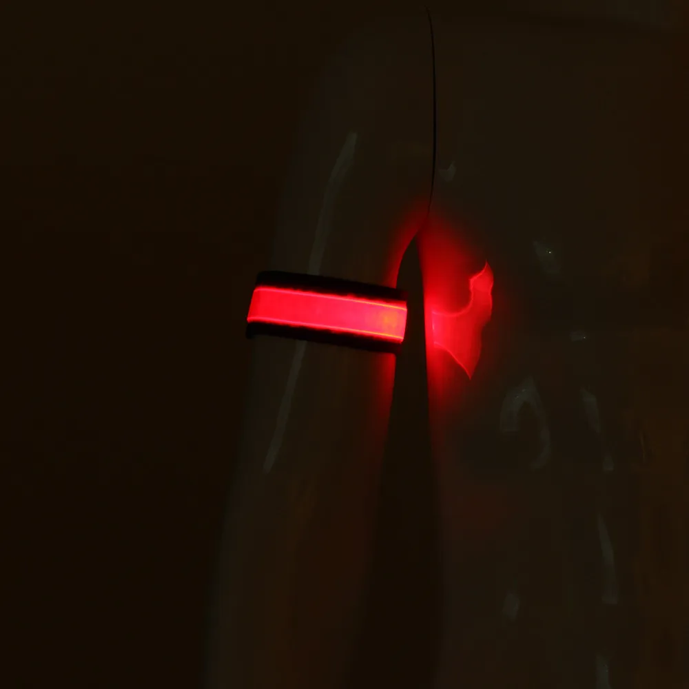 Cheap New Sport LED Flashing Light Up Glow Bracelet Wristband Vocal Concert Party Props Gift Gym Outdoor Running Cycling Light Lamp#15 3