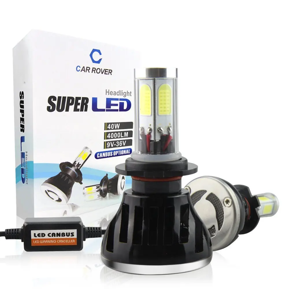 2Pcs No Error CanBus Technology CREE Chips LED Headlight Conversion Kit