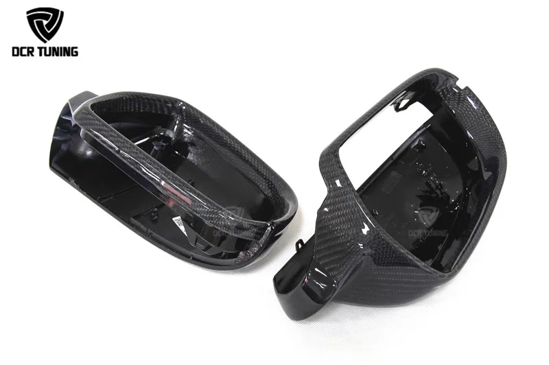 Estilo de Substituição para Audi Lateral de Fibra de Carbono a4 a5 a6 s5 s3 q3 b8 B8.5 b9 a4 s4 a5 s5 Rs5 2008 up Vista Traseira Espelho Tampas 13 Espelho e capas