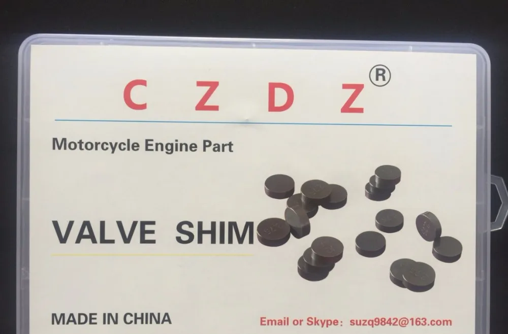 

47pcs Motorcycle Engine Parts Adjustable Valve Shim 7.48mm Refill Kit For Honda CRF250R CRF250 R CRF 250 F 2004-2012