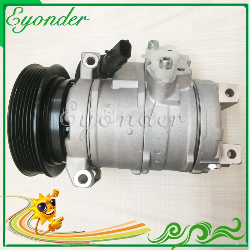  Auto A/C AC Air Conditioning Compressor Pump 10S17C PV6 for Chrysler Pacifica V6 3.5L V6 3.8L 05005