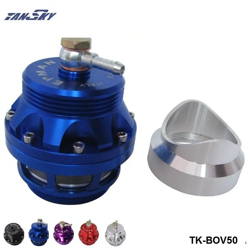 Tansky  -Universal 50mm Blow off valve universal BOV Turbo with aluminum flange For VW Golf Mk1 Turbo/Intercooler TK-BOV50
