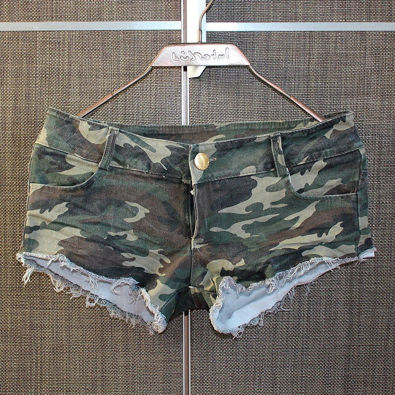 camo jean shorts womens