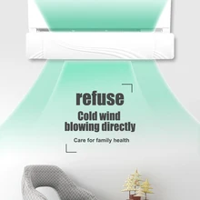 Кондиционер ветровой дефлектор ветрозащитный непористый Пробивной пластиковый крючок Телескопический регулируемый угол Легкая установка#3