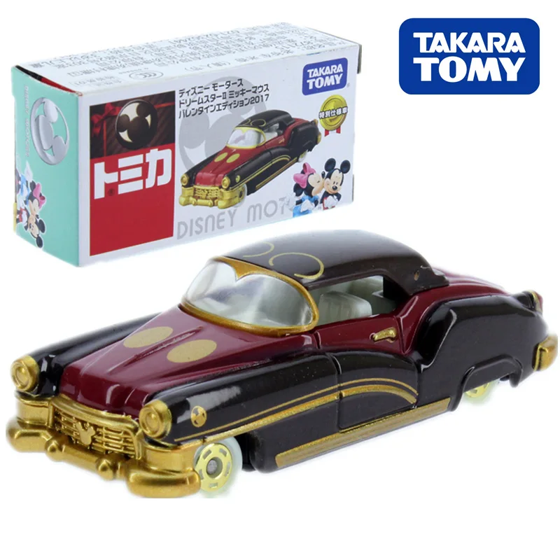 

TAKARA TOMY Tomica Disney Star II Mickey Mouse Valentine Edition Gift Kids Toys CAR Motors Vehicle Diecast Metal Model