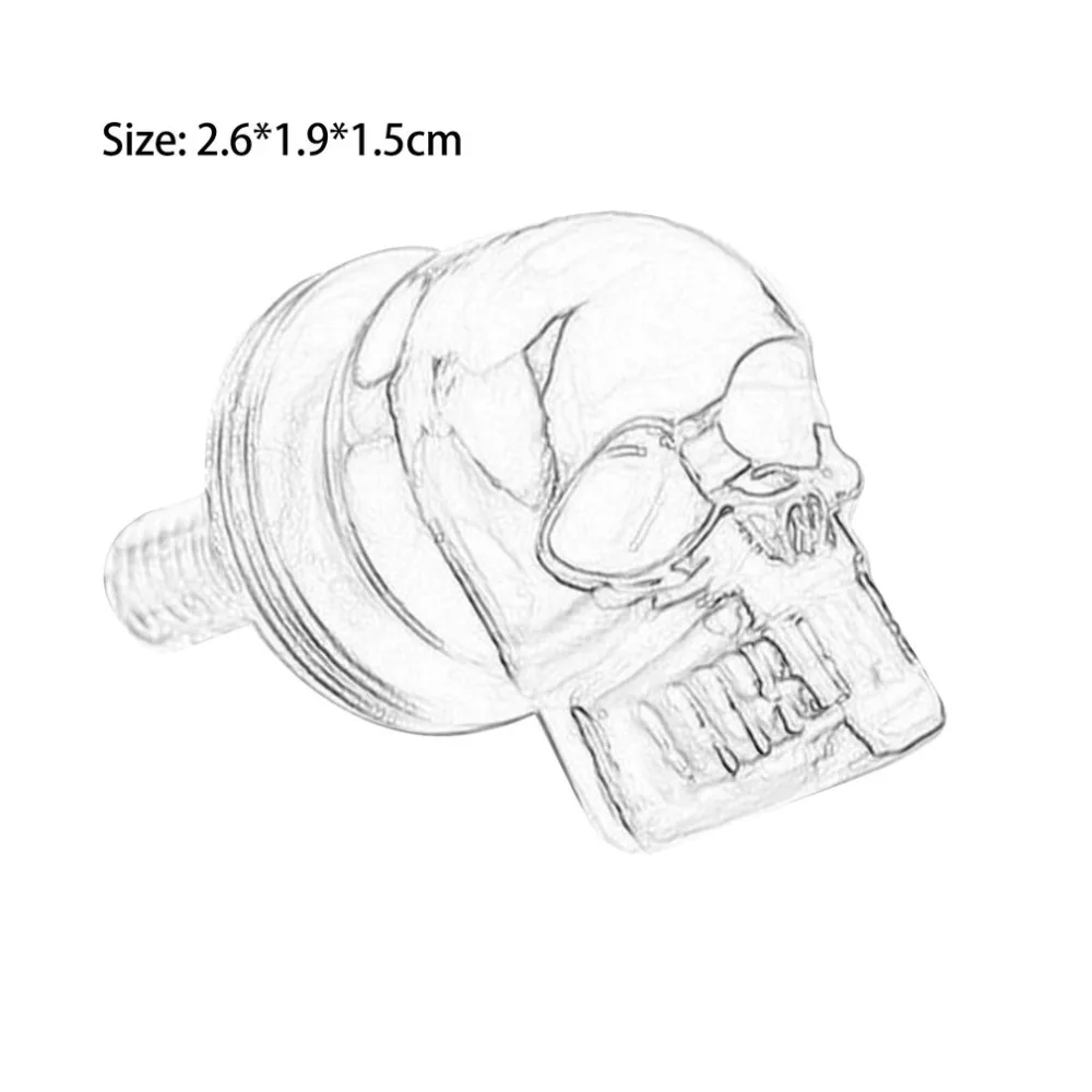 Пара/комплект аксессуары для мотоцикла и автомобиля череп украшения номерной знак рамка болты винт крепеж для мотоцикла