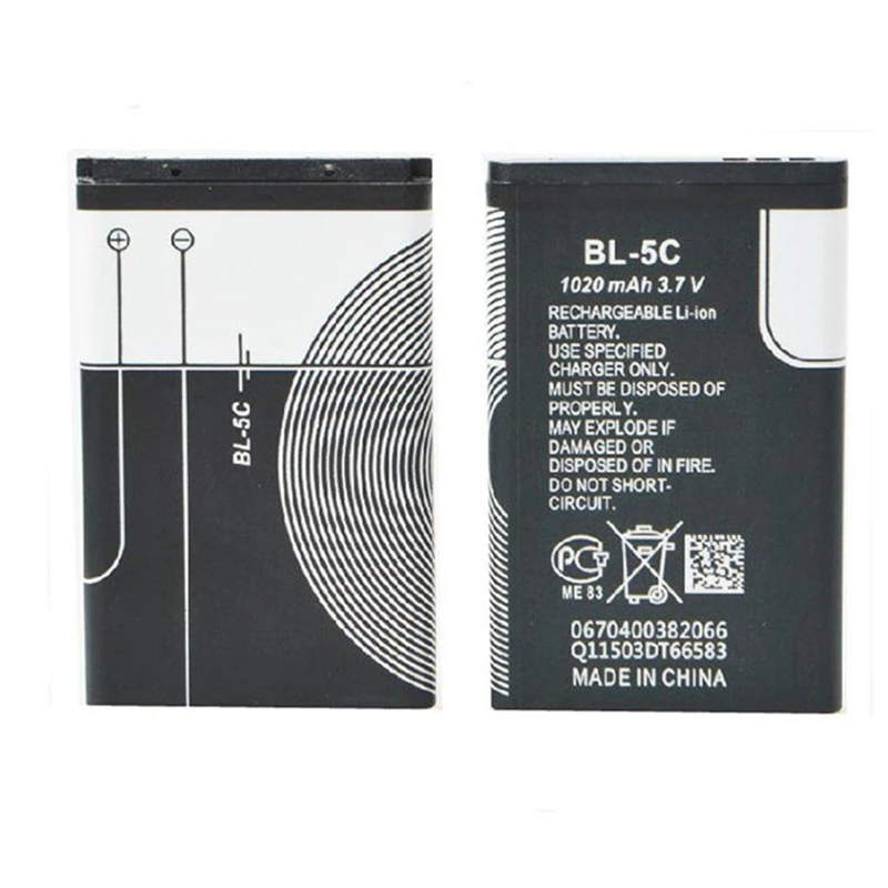 Сменный литий ионный аккумулятор BL5C BL 5C для Nokia 6230 6330 6263 6267 6270 6555 6300 мобильный