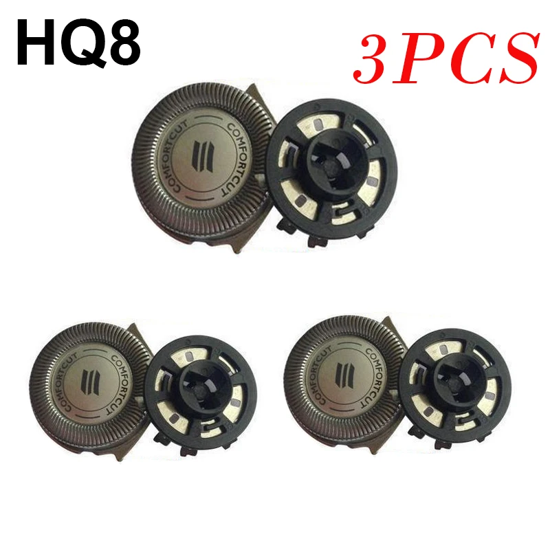 

3Pcs Razor Blade Replacement Head HQ8 for PHILIPS Electric Shaver PT730 PT735 PT860 PT870 AT750 AT751 AT890 AT891 HQ7120 HQ7100