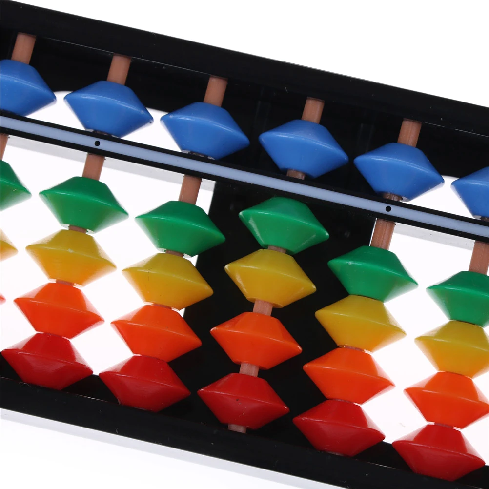 Mini Plastic Abacus Arithmetic 7 Digits Kids Maths Abacus educational Toys ne 