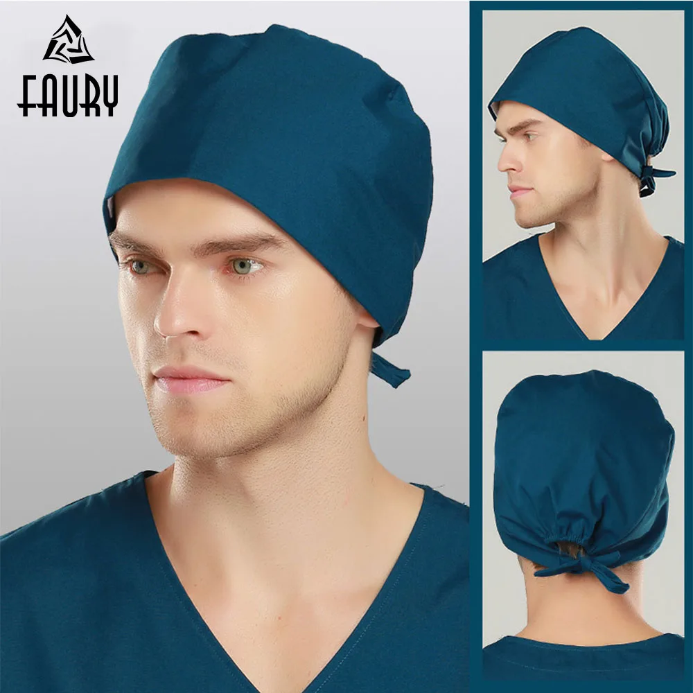 Hospital Surgical Cap Medical Caps Women Men Design Nurse Caps Uniform