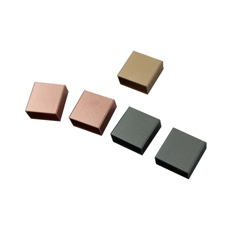 Customized CNC aluminum machining service with colorful anodization box