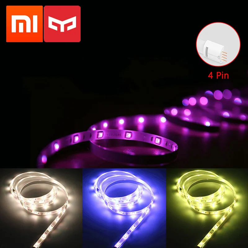 

Xiaomi Yeelight Smart Light Strip Tape LED RGB Lamp Kits Wifi APP Remote Control Intelligent Switch Dimming Mi Home Automation