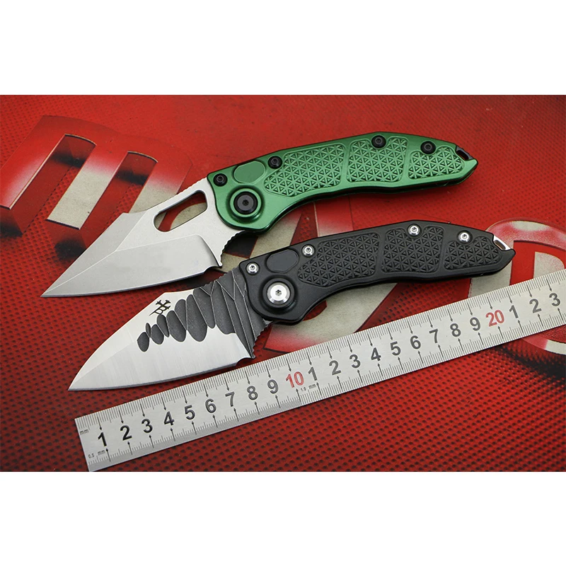 

LOVOCOO Stitch D2 blade Aluminum handle Flipper folding knife outdoor tactical camping Gift EDC tool Utility dinner kitchen