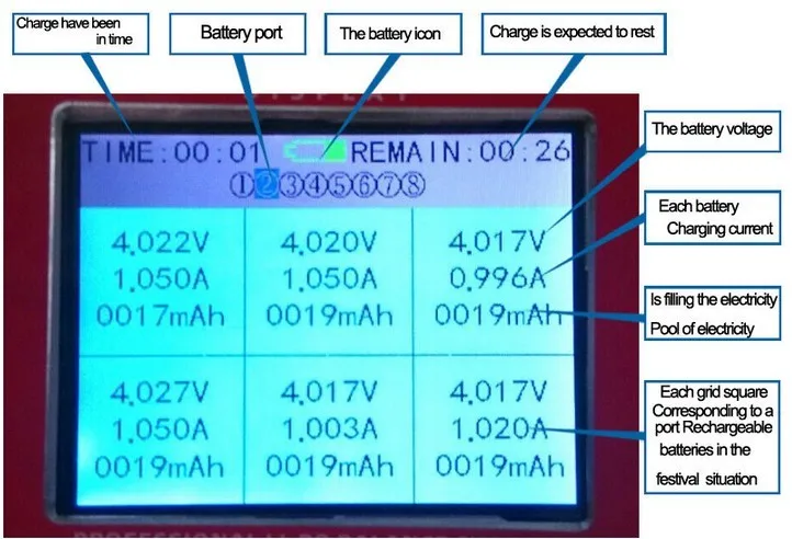 Портативное зарядное устройство CB86 Plus для 8 шт. 2-6S Lipo батарея одновременно профессиональная для RC вертолета 2-6S Lipo батарея