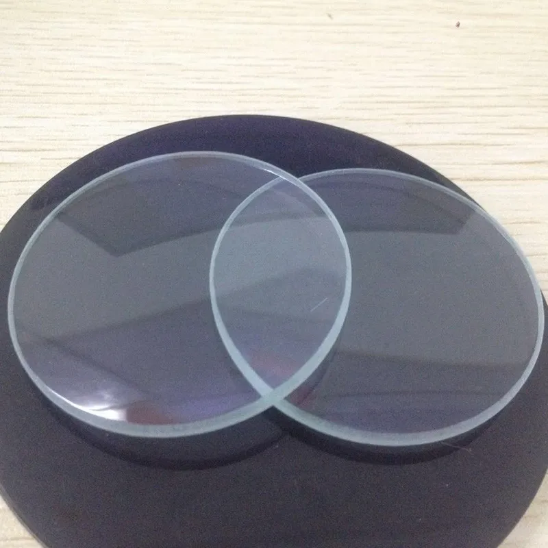 2pcs 50mm Diameter Double Convex Lens Optics Glass Lens with Focal