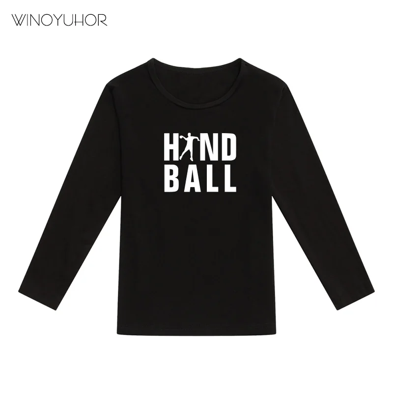 

Play Handball Children T-shirts Kids Spring Tees Boys Girls Casual Long Sleeve Tops Baby Sport Clothing High Quality