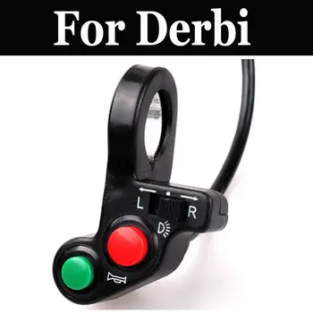 

3 In 1 Electric Bicycle Horn Switch Button Motorcycle Scooter Bike Plastic Horn For Derbi Freekster Gpr Mulhacn Senda Terra 125