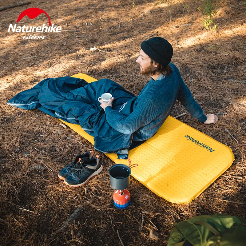 Туристический коврик Naturehike Самонадувающийся одиночный мат Ультралегкая