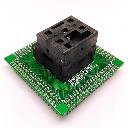 

QFN64 MLF64 Burn in Socket IC Test Socket IC549-0644-008-G Pitch 0.4mm Chip Size 8*8 Flash Adapter Clamshell Programming Socket