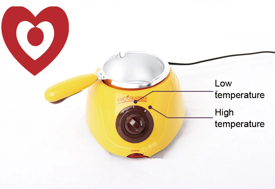 Chocolate Candy Melting Pot Electric Chocolate Fountain Fondue Singer Chocolate Melt Pot melter Machine DIY Kitchen Tool Gift