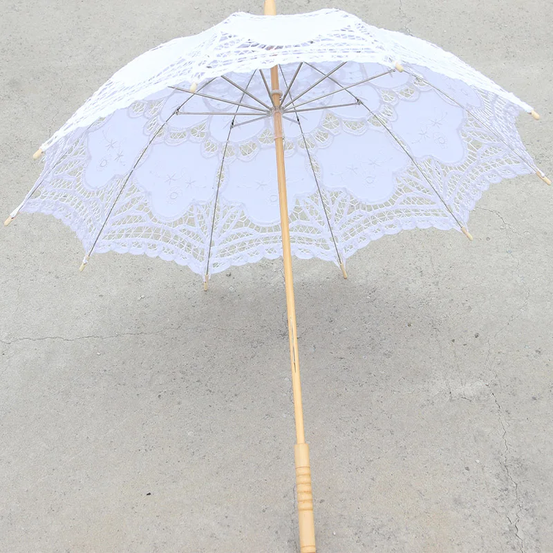 hot Battenburg Lace Parasol and Fan set Wedding Umbrella Fan Set Lace And Wedding Umbrella Parasol