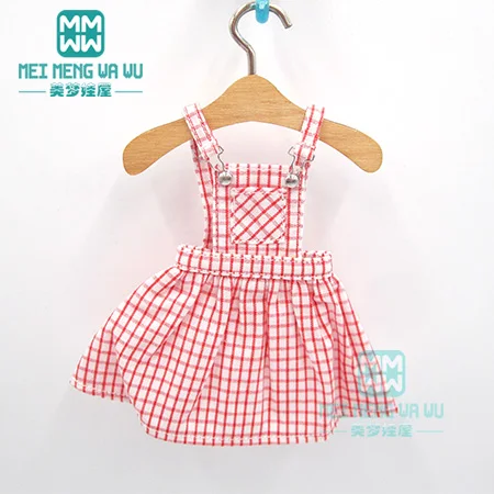 1 шт. Blyth Одежда модное кофейное клетчатое платье на бретелях для 28-30 см Blyth Azone 1/6 аксессуары для кукол - Цвет: XB--003--F