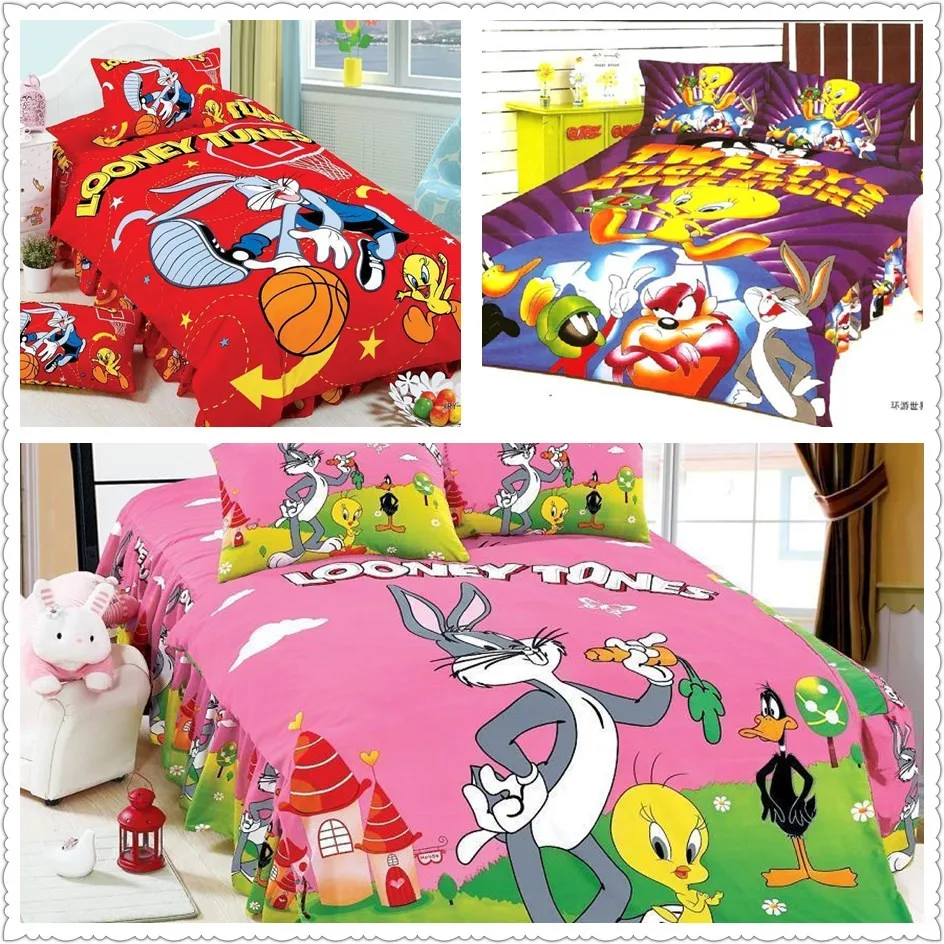 Popular Bright Colored Quiltbuy Cheap Bright Colored Quilt Lots - Amazing Bright Color Looney Tunes Print Bedding Sets Childrens Home Decordouble Twin Size Home Textile popular bright colored quiltbuy cheap bright colored quilt lots - amazing bright color looney tunes print bedding sets childrens home decordouble twin size home textile