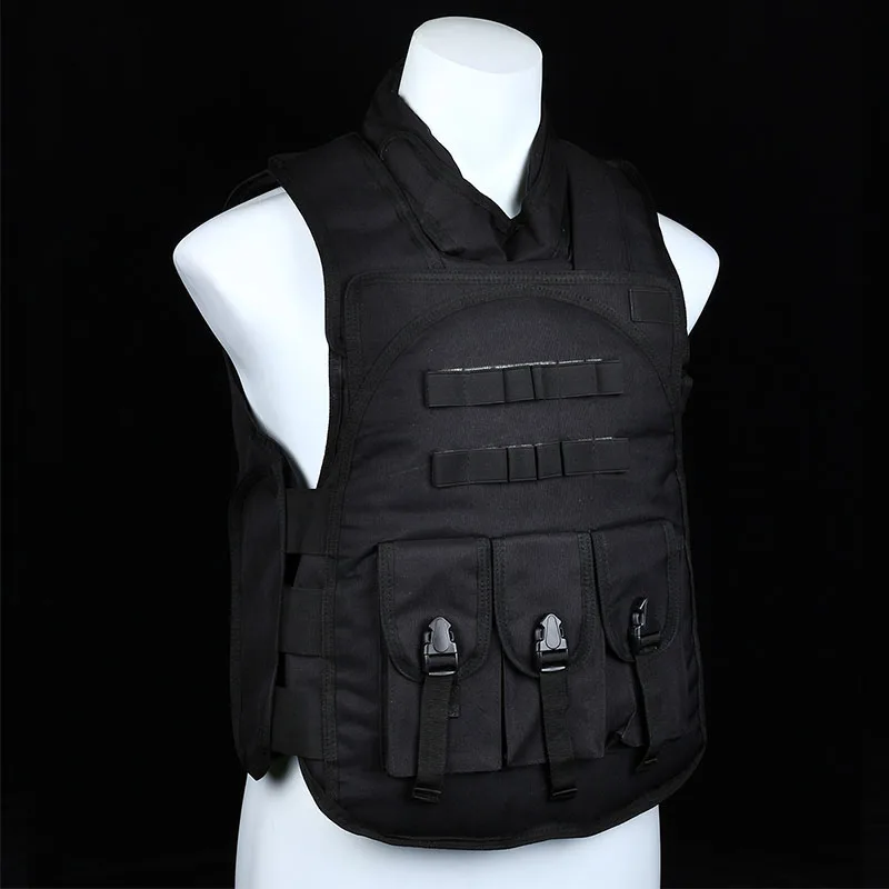  Black Tactical Vests Mens Military Hunting Vest Field Battle Airsoft Molle Waistcoat Combat Assault