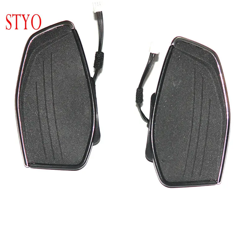 STYO для Audii A3 A4 B9 A5 Q2 Tiptronic черный глянцевый хромированный переключатель рулевого