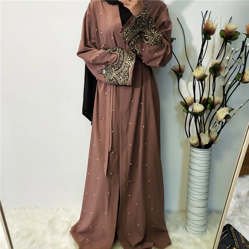 Ceny Abaya Kimono Kaftan szata Femme dubaj muzułmański sweter hidżab sukienka Abayas dla kobiet Ramadan Kaftan Marocain katar islamska odzież