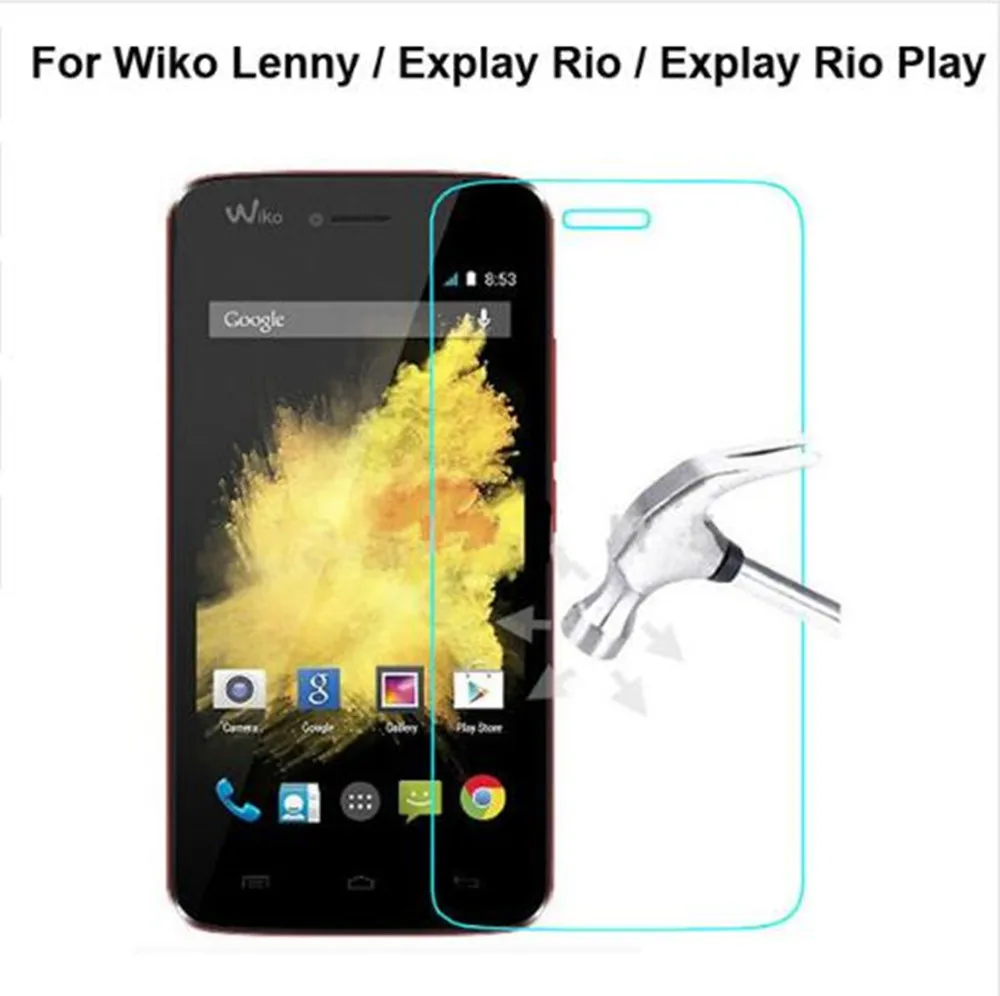 2.5D 0.26mm 9H Premium Tempered Glass For Wiko Lenny / Explay Rio Screen Protector Toughened protective film Play | Мобильные