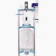 50л с рубашкой стеклянный химический реактор сосуд настраиваемый абсолютно y0322