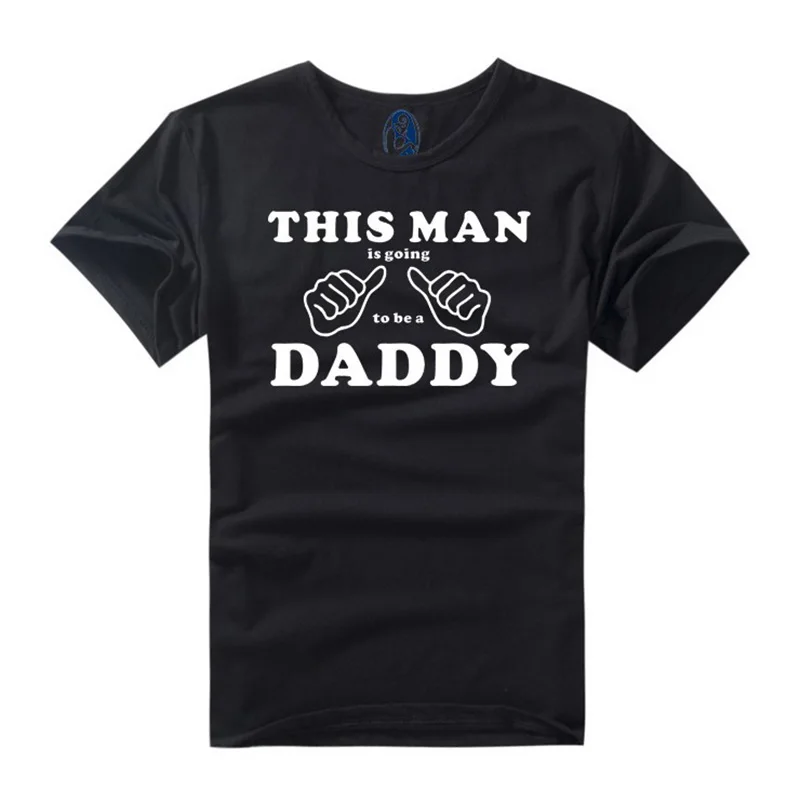 

Funny maternity daddy t-shirts summer tops plus size maternity tops for dad to be L-3XL short sleeve clothes 8 colors