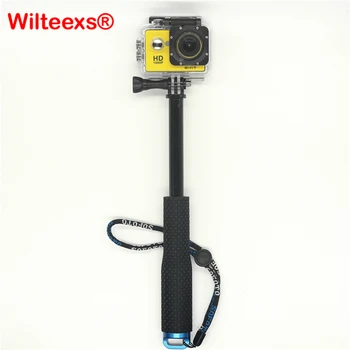

WILTEEXS Tripod Stick Monopod For 5 4 3 2 Sj 4000 Xiaomi Yi Action camera Accessories sport Professiona Cameras tripod