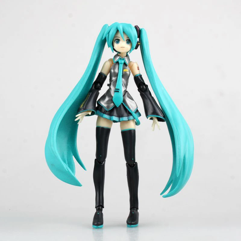 15 см подвижная Аниме Фигурка Хацунэ Мику модель игрушки куклы ПВХ Figma 014 героини